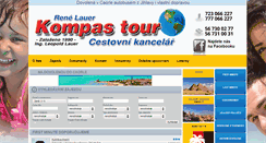 Desktop Screenshot of kompastour.eu